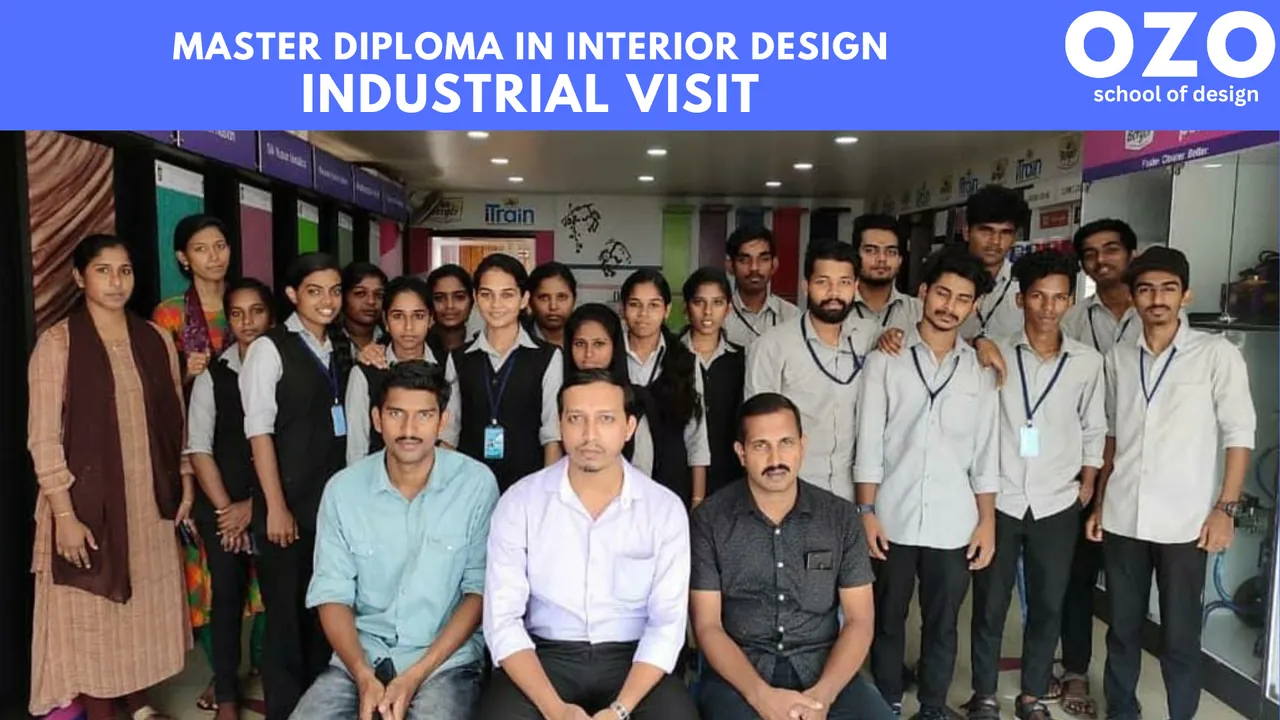 Master Diploma in Interior Design students on an industrial visit