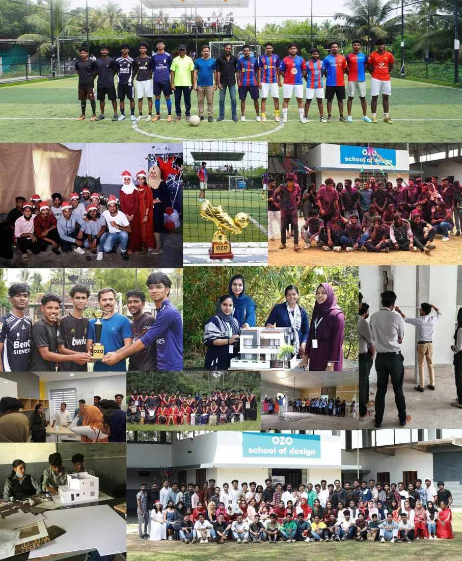 Students at OZO: sports day, celebrations, model making and convocation