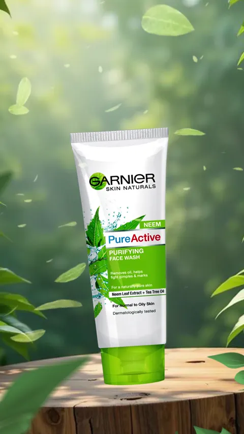 Face wash ad video by an OZO student