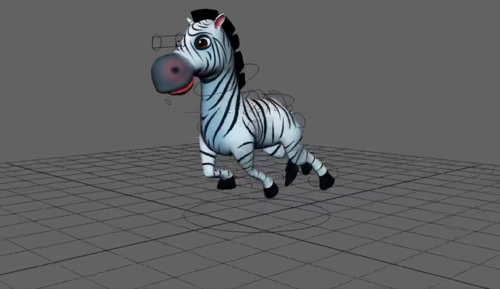 Design made by VFX Diploma student for creating anumated video of Zeebra