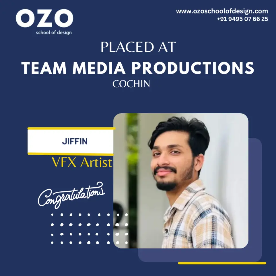 Ozo School of design offers 100 % placement
