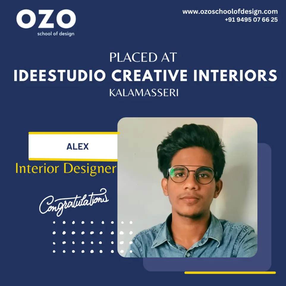Ozo School Of Design offers 100 % Placement